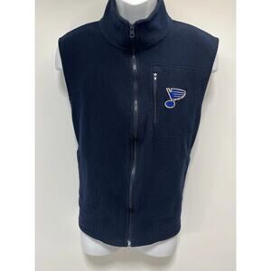 St. Louis Blues SGA Stadium Giveaway Adult Large Full Zip Sweater Vest
